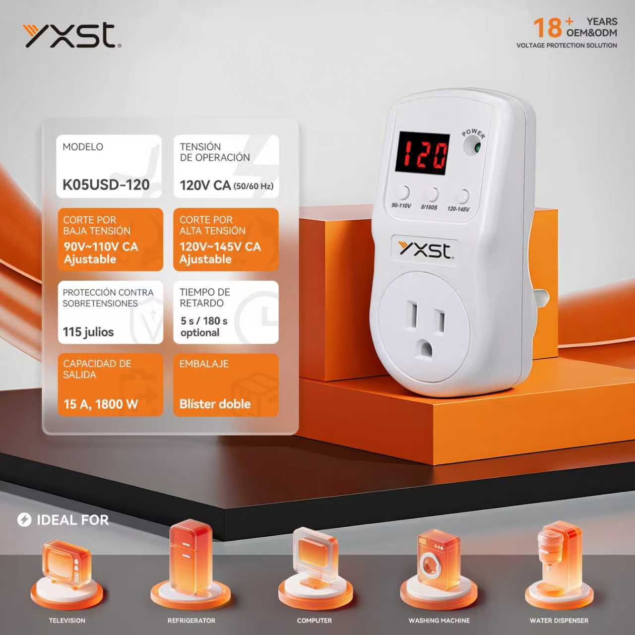 Protectores de tensión de 220 V por fabricante