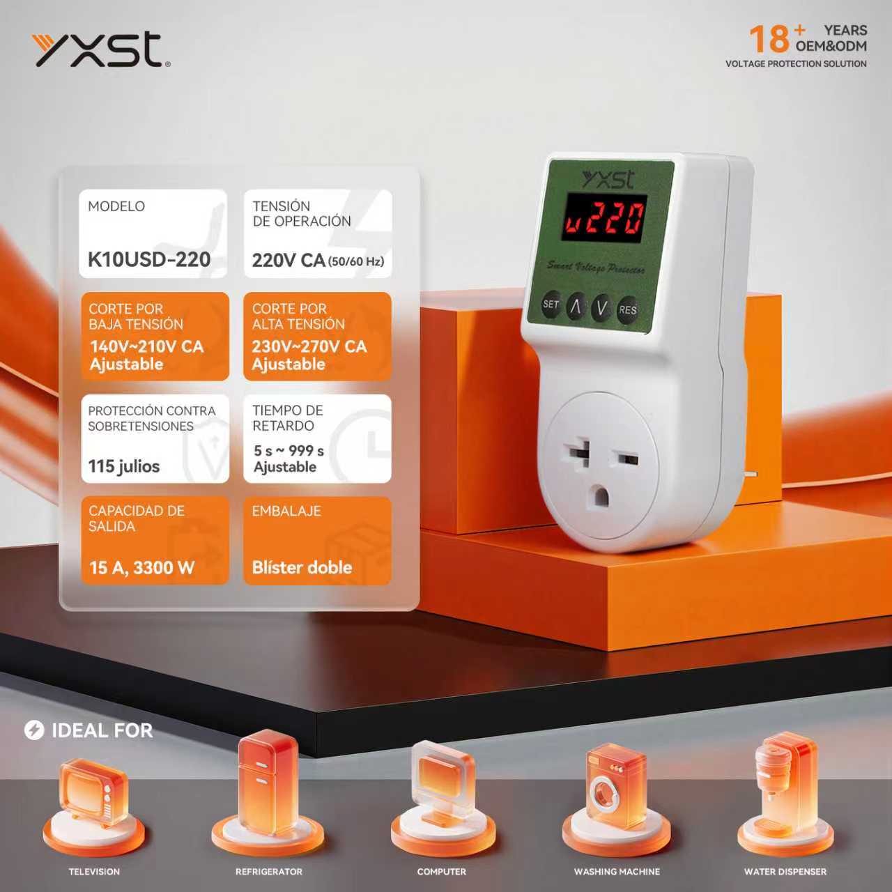 Automatic Voltage Protector for Stable Appliance Safety